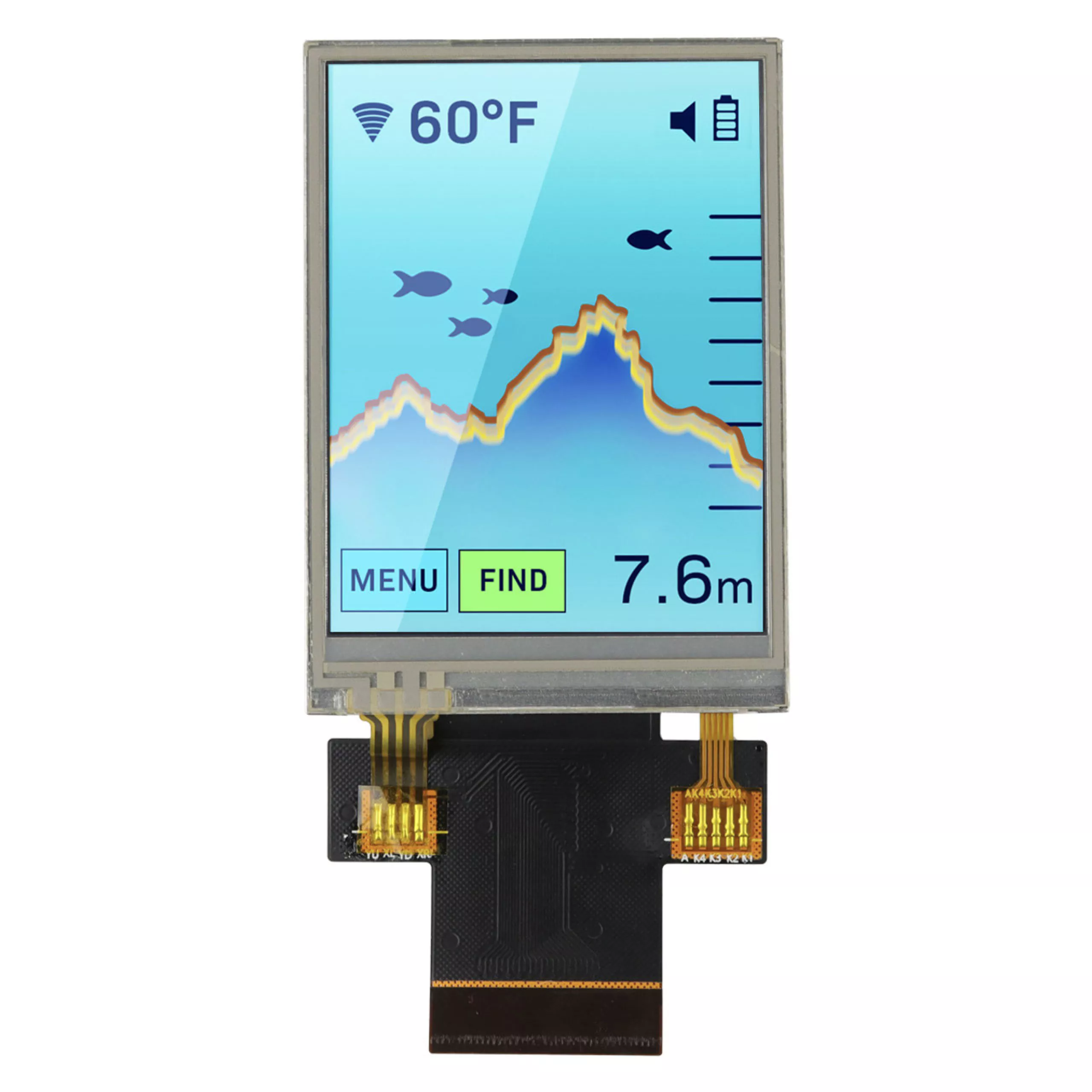 2,6 inci Tahan Modul TFT IPS TFT