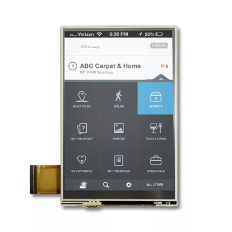 3,5 '' 320x480 resistif TFT Modul TFT