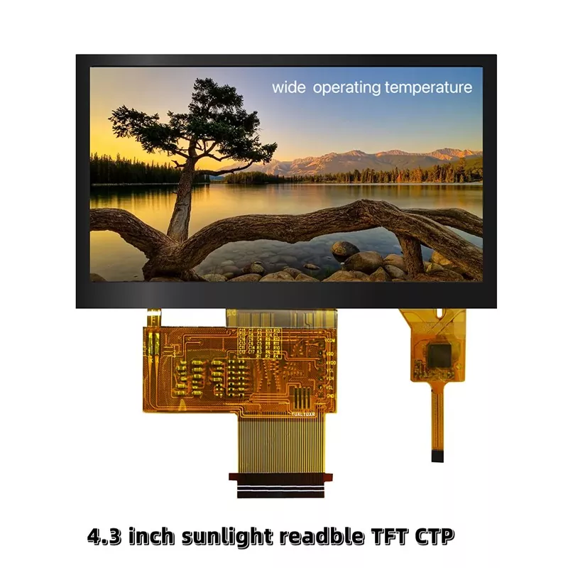 4,3 inci Suhu TFT Modul kanthi layar tutul