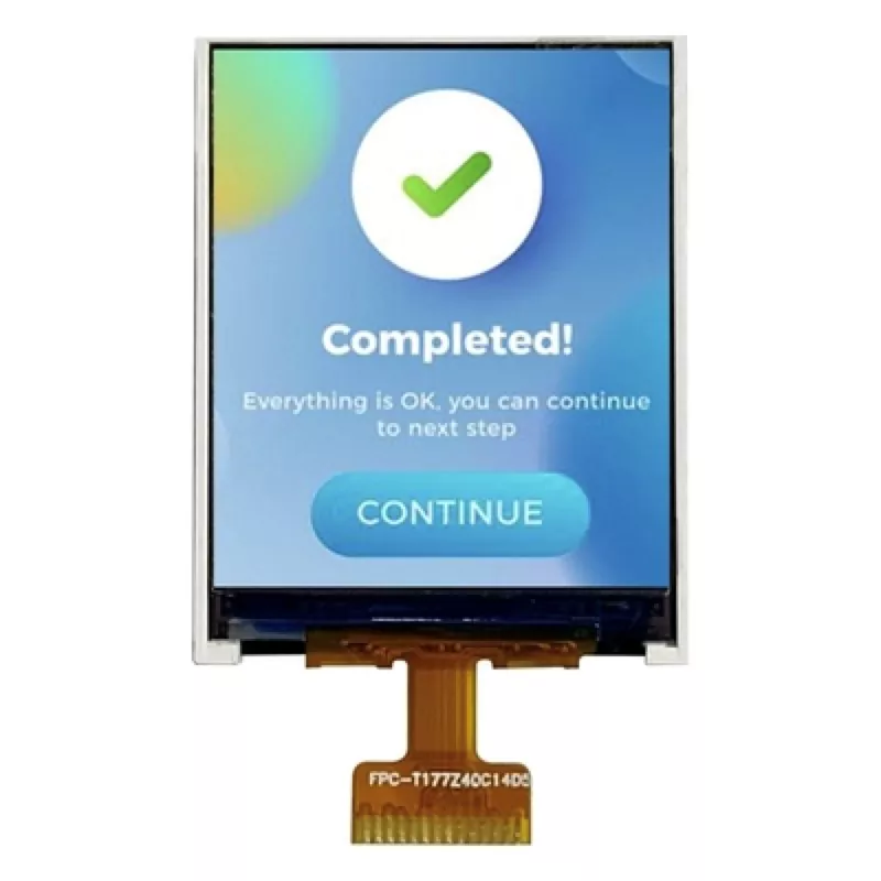 Potret 1.777 inci Inci LCD nampilake driver SP77X160 ST7735